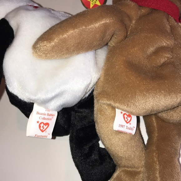 Set of 4 Beanie Baby Bears - Picture 6 of 8